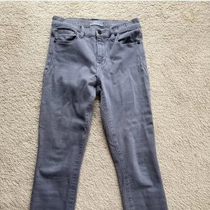 Madewell High Riser Skinny Jeans Ankle Pants Green Gray Size 25.